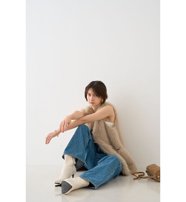 Rouge vif「【一部店舗限定】エコファーベスト」|ベスト・ジレ|