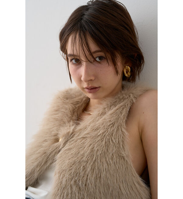 Rouge vif「【一部店舗限定】エコファーベスト」|ベスト・ジレ|