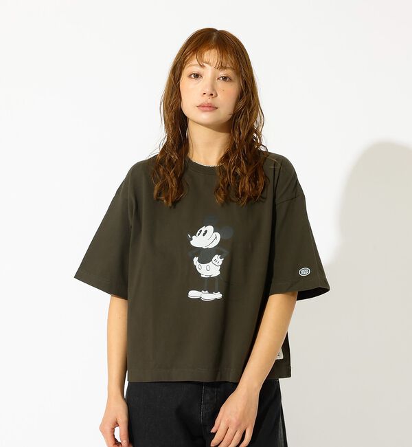 Rouge vif「【DISCUS/ディスカス】DISCUS&times;Disneyコラボ Tシャツ/半袖/デ」|Tシャツ・カットソー|