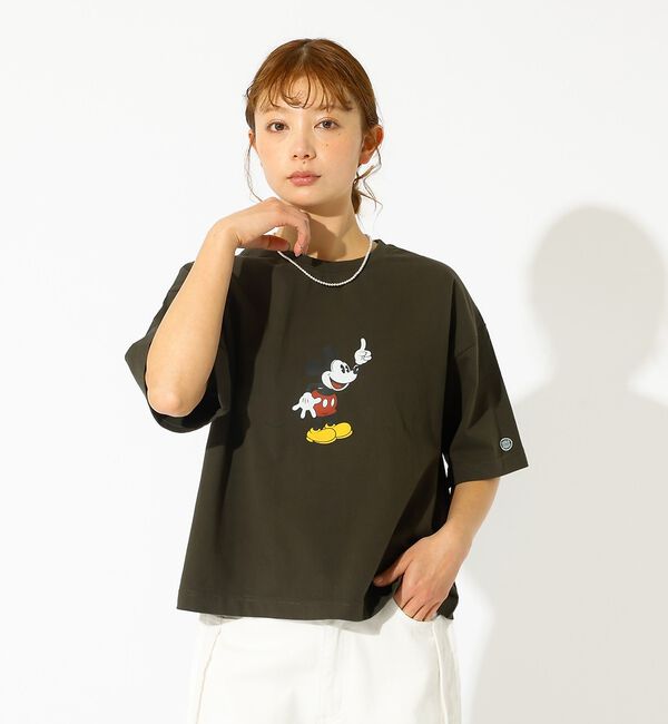 Rouge vif「【DISCUS/ディスカス】DISCUS&times;Disneyコラボ Tシャツ/半袖/デ」|Tシャツ・カットソー|