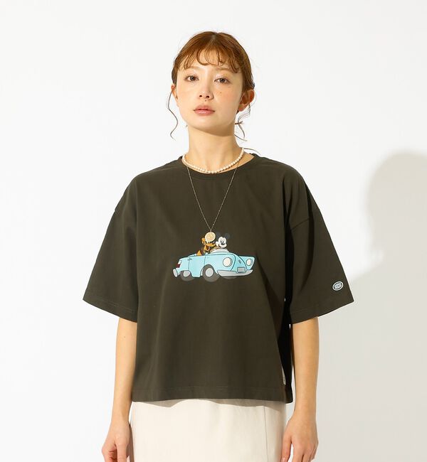 Rouge vif「【DISCUS/ディスカス】DISCUS&times;Disneyコラボ Tシャツ/半袖/デ」|Tシャツ・カットソー|