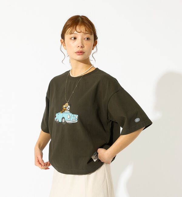 Rouge vif「【DISCUS/ディスカス】DISCUS&times;Disneyコラボ Tシャツ/半袖/デ」|Tシャツ・カットソー|