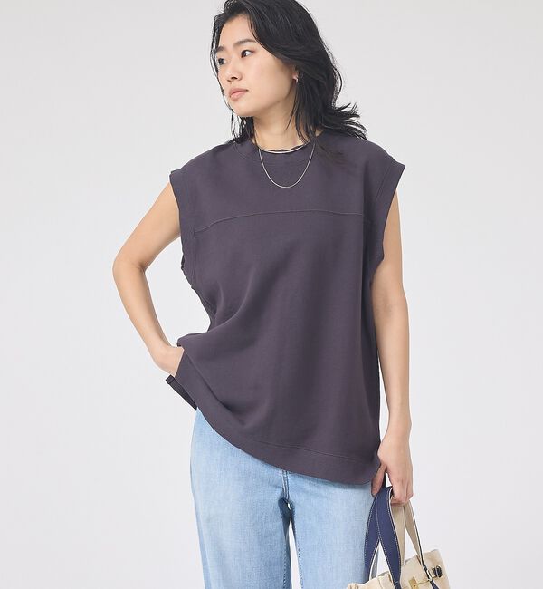 Rouge vif「ヴィンテージライクタンクTシャツ/ノースリーブ」|Tシャツ・カットソー|