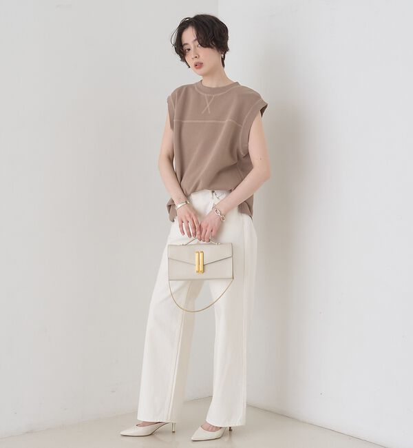 Rouge vif「ヴィンテージライクタンクTシャツ/ノースリーブ」|Tシャツ・カットソー|