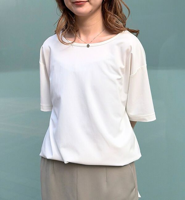 Rouge vif「ヴィンテージキュプラジャージー半袖プルオーバー」|Tシャツ・カットソー|