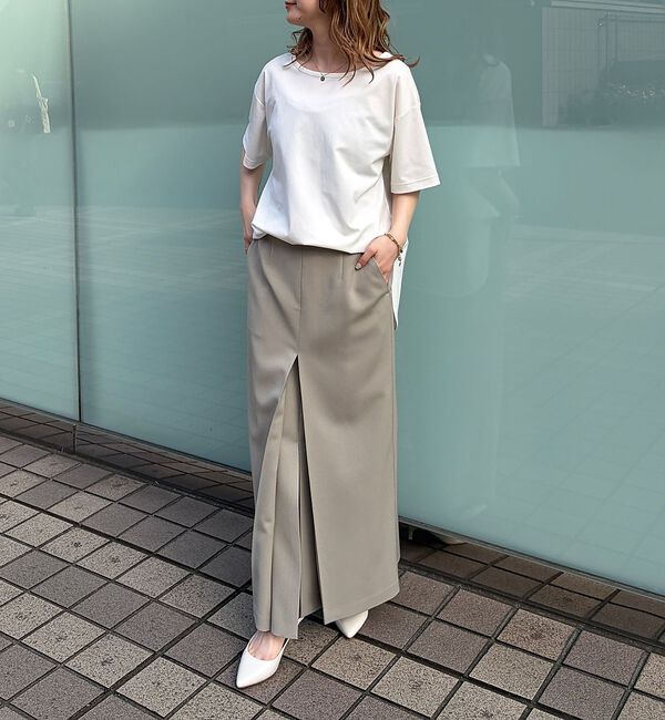 Rouge vif「ヴィンテージキュプラジャージー半袖プルオーバー」|Tシャツ・カットソー|