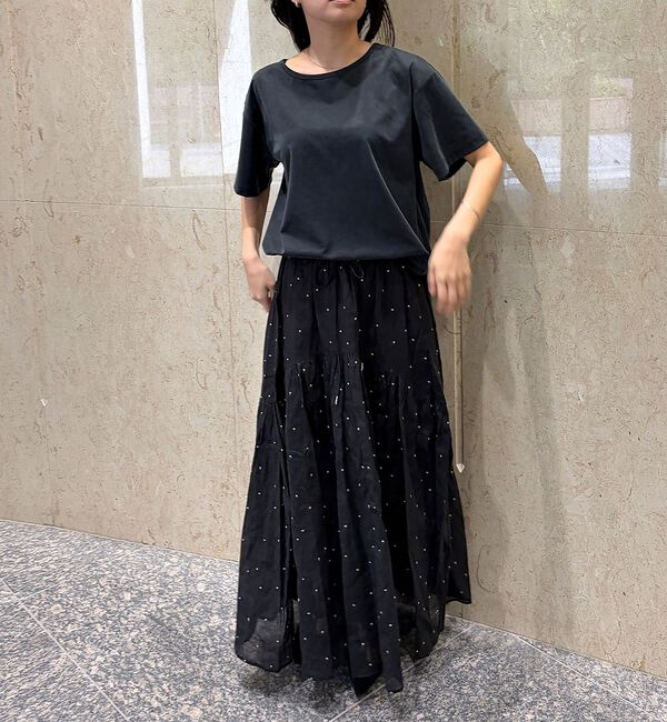 Rouge vif「ヴィンテージキュプラジャージー半袖プルオーバー」|Tシャツ・カットソー|