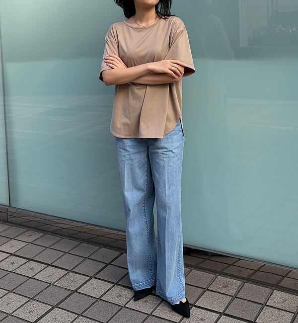 Rouge vif「ヴィンテージキュプラジャージー半袖プルオーバー」|Tシャツ・カットソー|