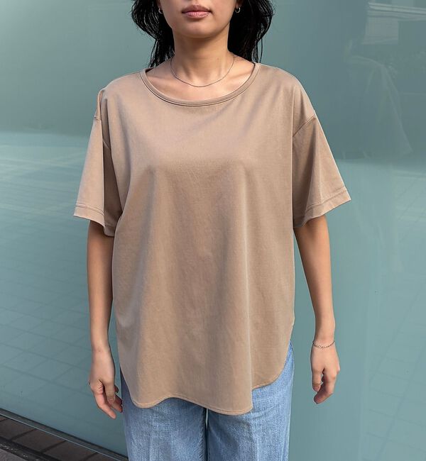 Rouge vif「ヴィンテージキュプラジャージー半袖プルオーバー」|Tシャツ・カットソー|