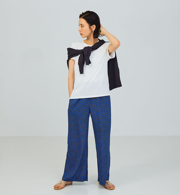 qualite「【WEB・一部店舗限定】リーフプリントイージーパンツ」|その他|