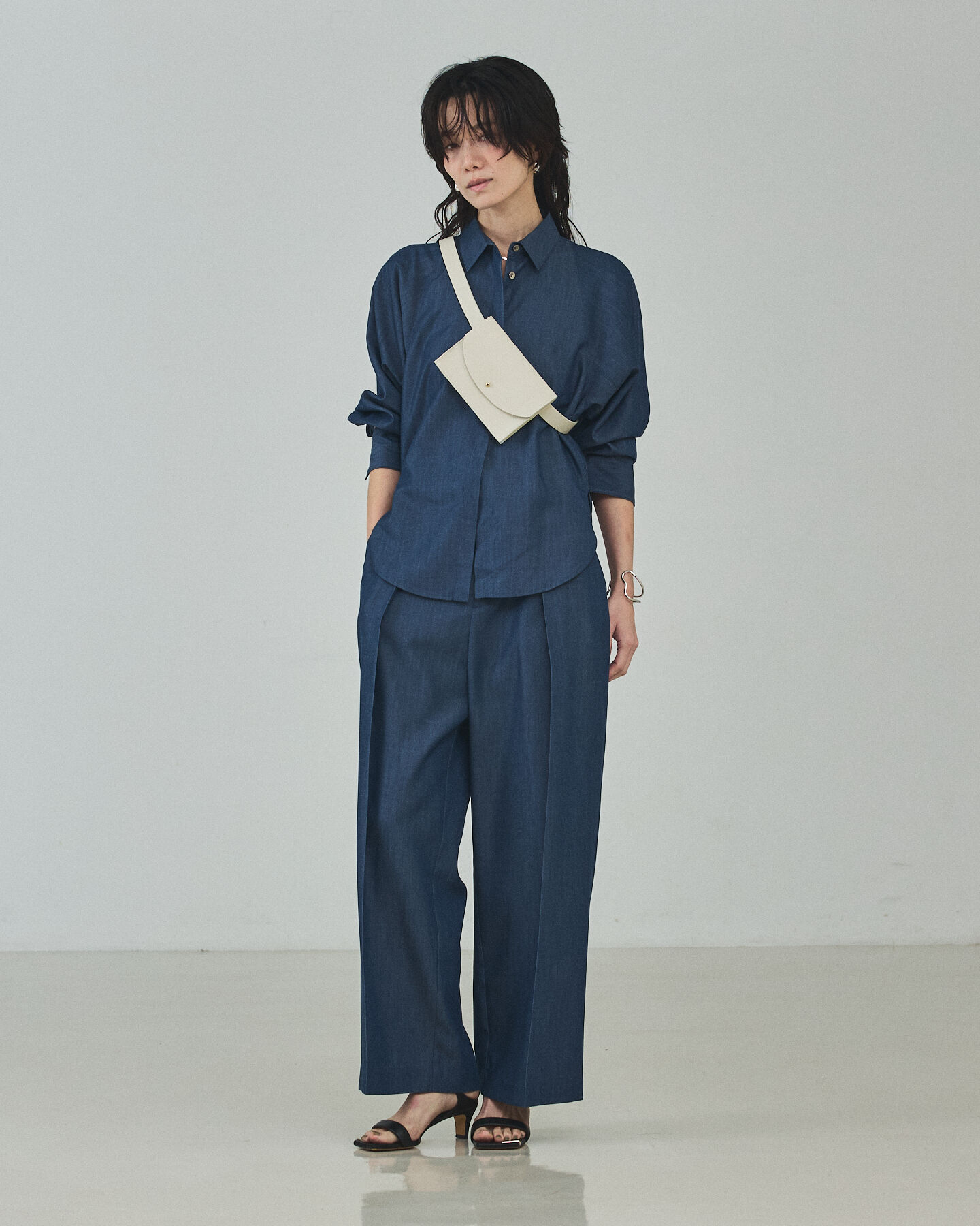 qualite「【Oggi掲載・セットアップ対応】テンセルハイツイストワイドパンツ」|その他|