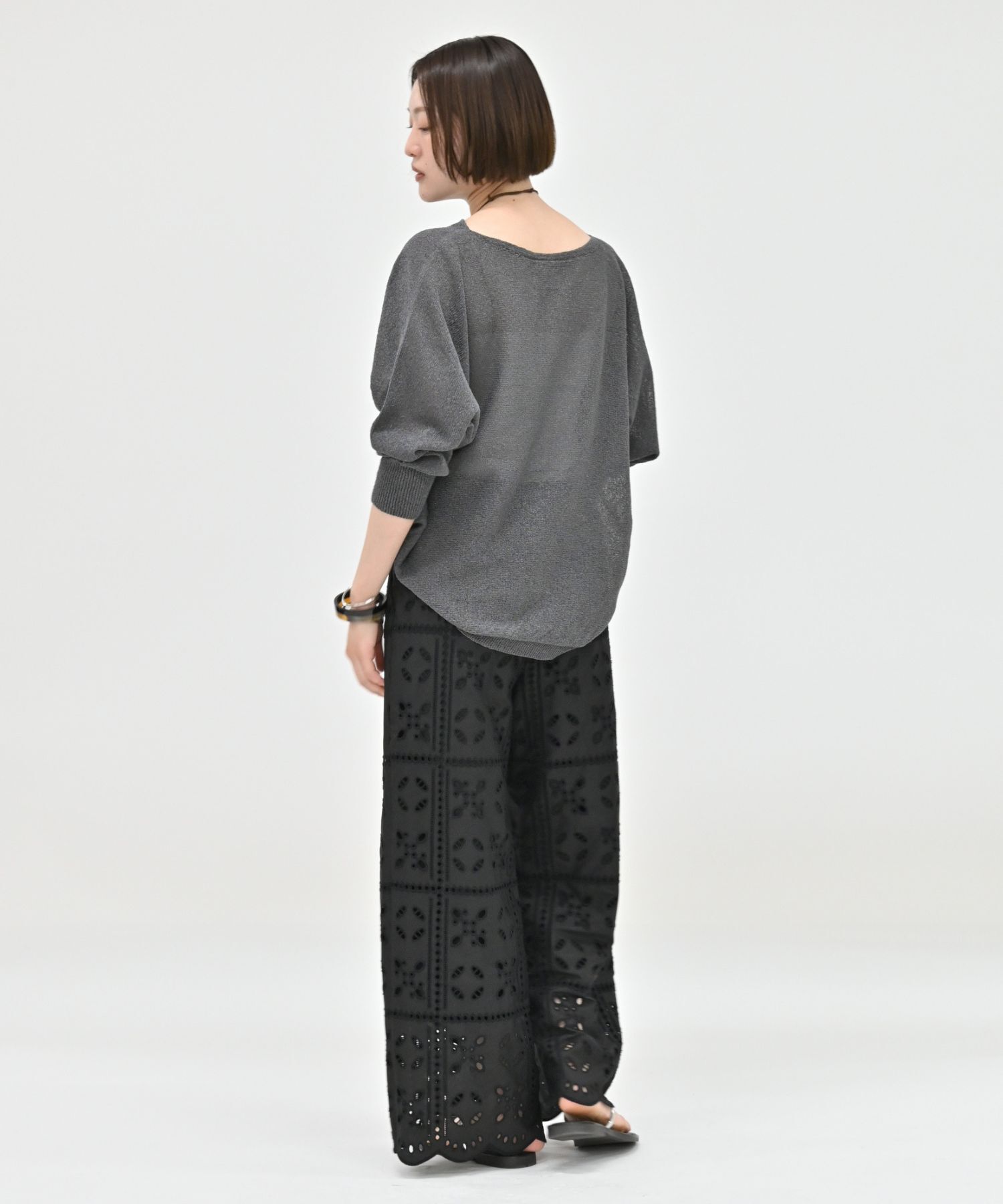 qualite「【夏まで快適に着られる】camifineニットプルオーバー」|Tシャツ・カットソー|