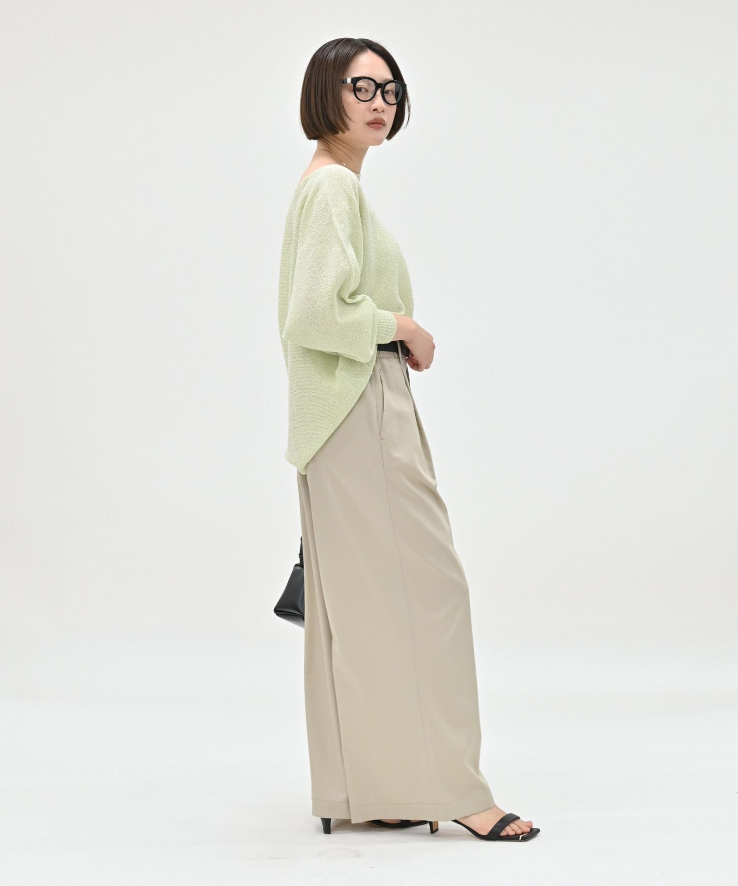 qualite「【夏まで快適に着られる】camifineニットプルオーバー」|Tシャツ・カットソー|