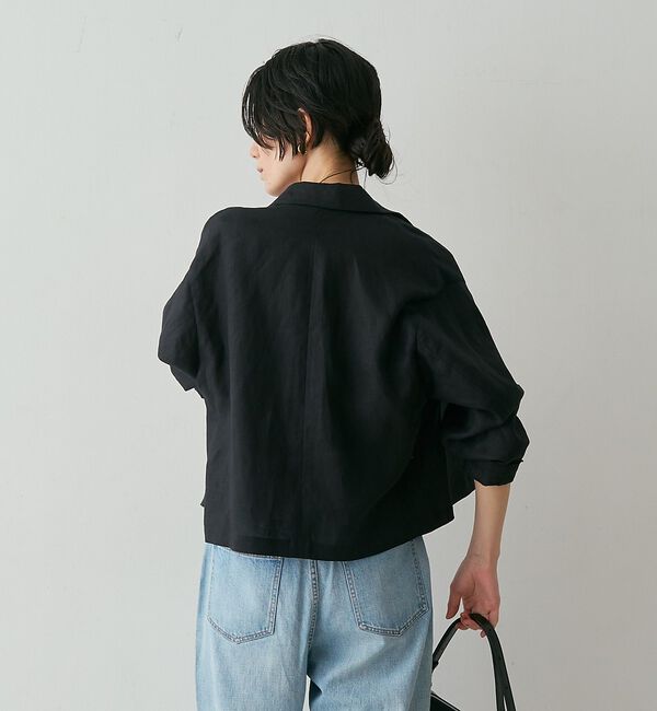 qualite「リネンショートジャケット」|その他|