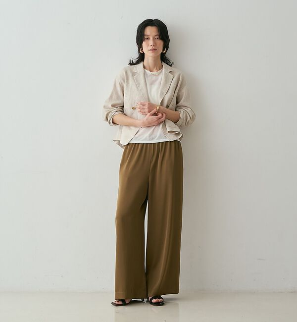 qualite「リネンショートジャケット」|その他|