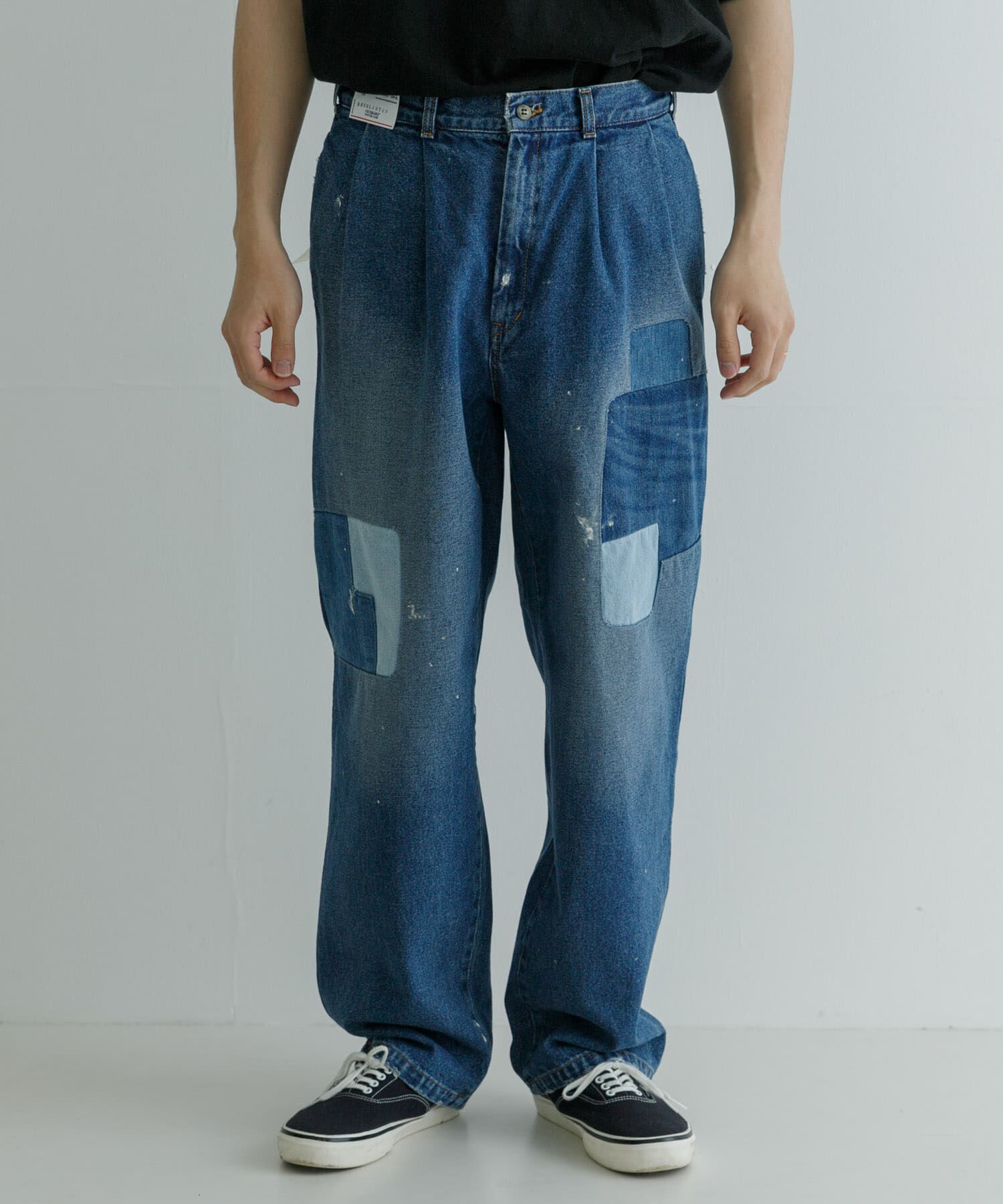 URBAN RESEARCH「FREEMANS SPORTING CLUB　DOUGLASTON DENIM TROUSERS」|デニム|ブルー系その他