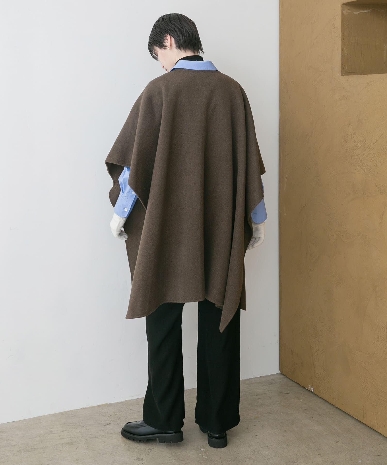URBAN RESEARCH「ウールカシミヤリバーポンチョ」|ポンチョ・ケープ|