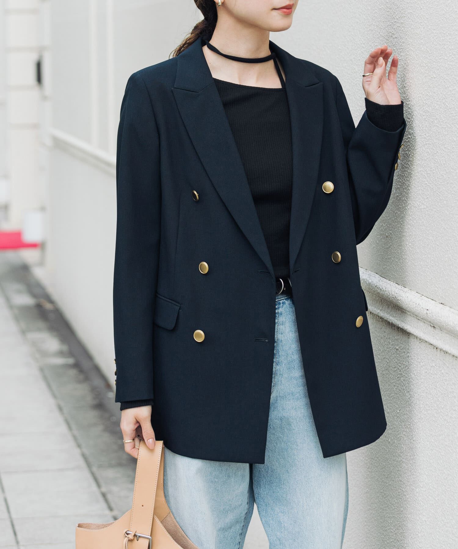 URBAN RESEARCH「ダブルブレストブレザージャケット」|その他|ネイビー