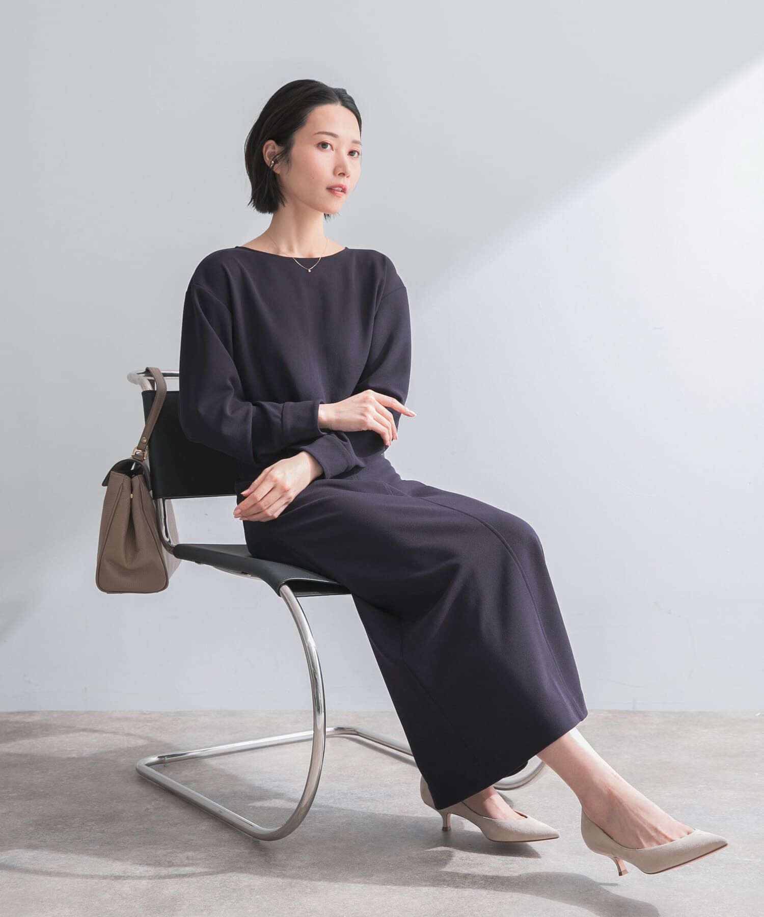 URBAN RESEARCH ROSSO「ストレッチジョーゼットスカート」|スカート|