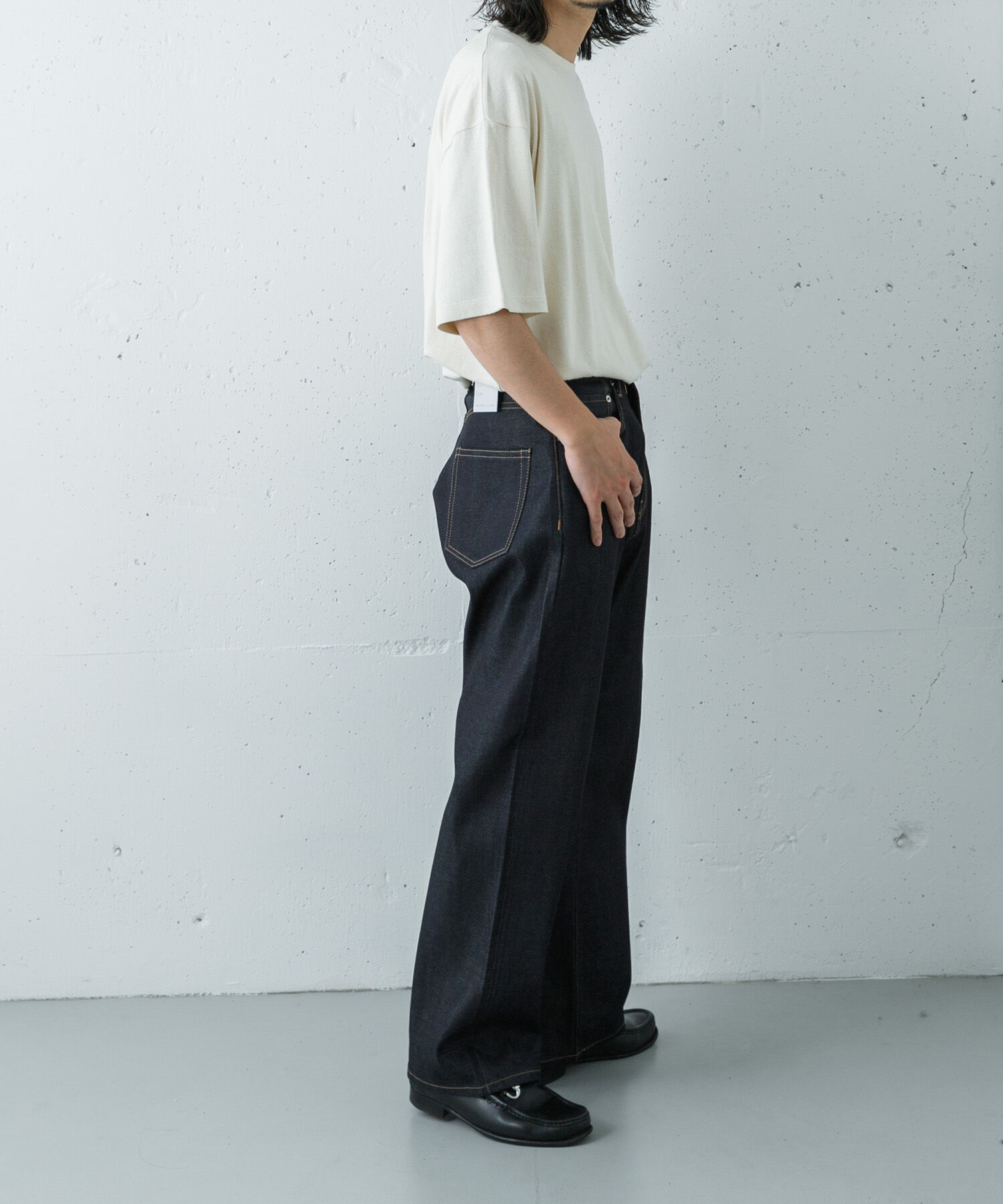 URBAN RESEARCH「SHIOTA　スーピマDENIM PANTSバギー#JAY」|デニム|