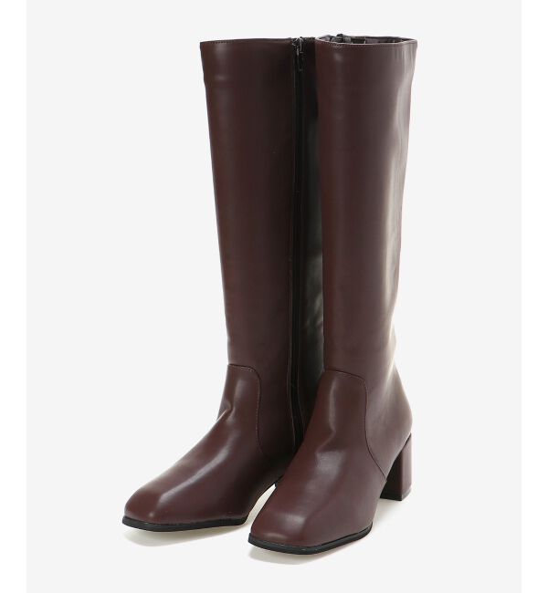  「ZIP美脚ロングブーツ」|ロングブーツ|