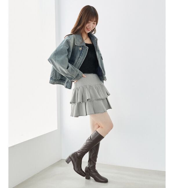 MAJESTICLEGON「美脚ストレッチロングブーツ」|ロングブーツ|