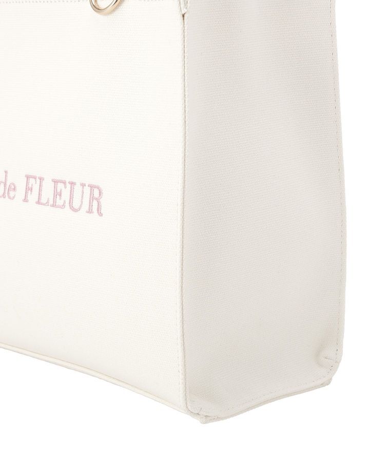 Maison de FLEUR「【2WAY/スカーフ付き】ギャザーハンドル2Wayバッグ」|ハンドバッグ|