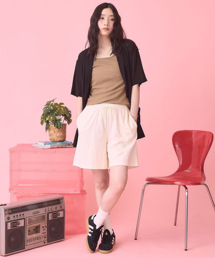 AMERICAN HOLIC「【PENNEY'S】配色ポロ+ショートパンツ」|オールインワン|