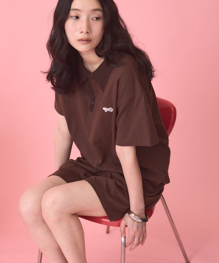 AMERICAN HOLIC「【PENNEY'S】配色ポロ+ショートパンツ」|オールインワン|