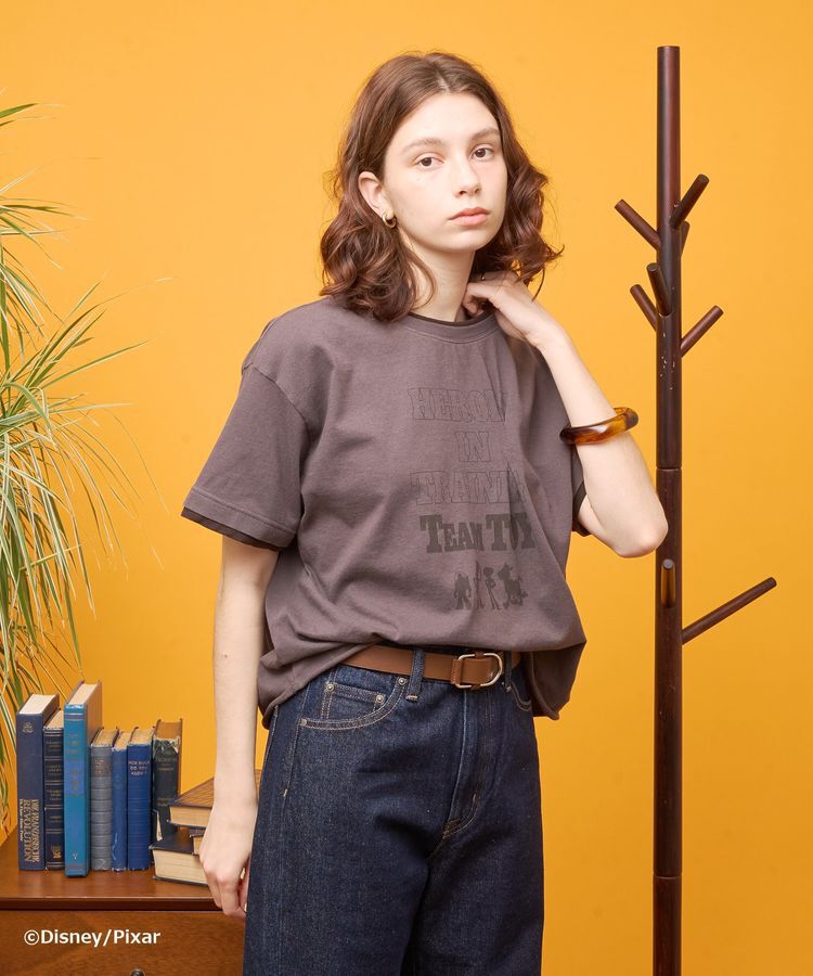 AMERICAN HOLIC「【TOY STORY】リメイク風グラフィックTシャツ」|Tシャツ・カットソー|Charcoal Gray