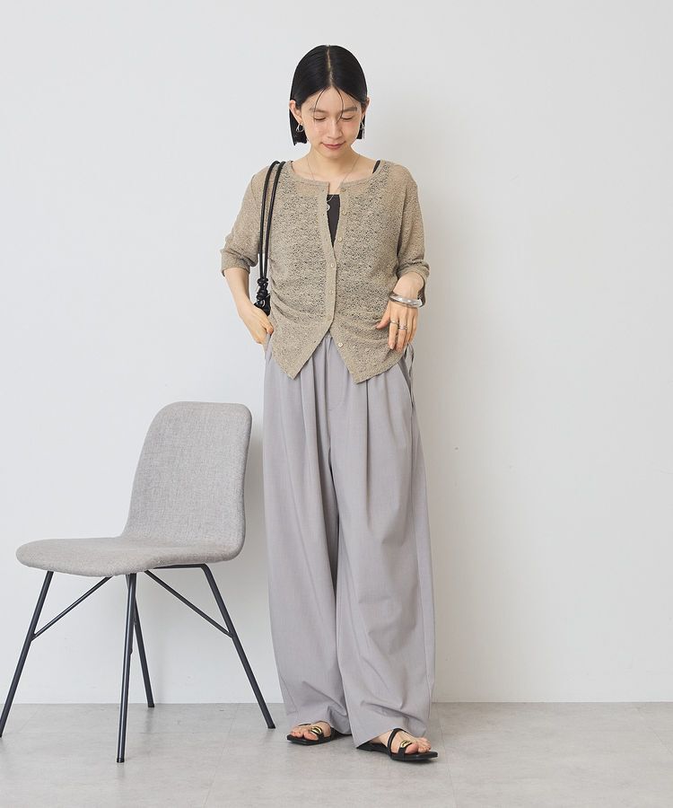 AMERICAN HOLIC「レース5分袖カーディガン」|カーディガン|