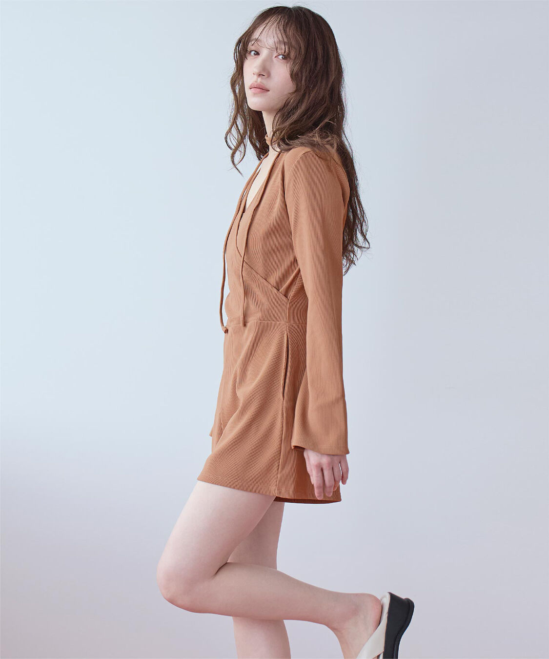 SEA DRESS「カシュクールオールインワン」|コンビネゾン|