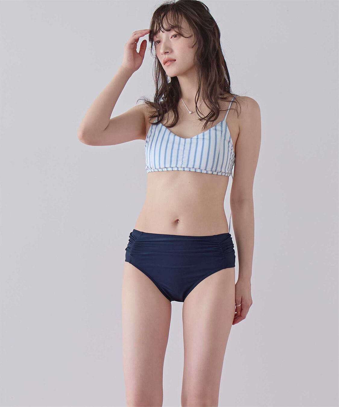 SEA DRESS「シンプルデザインストライプビキニ/水着」|ビキニ|