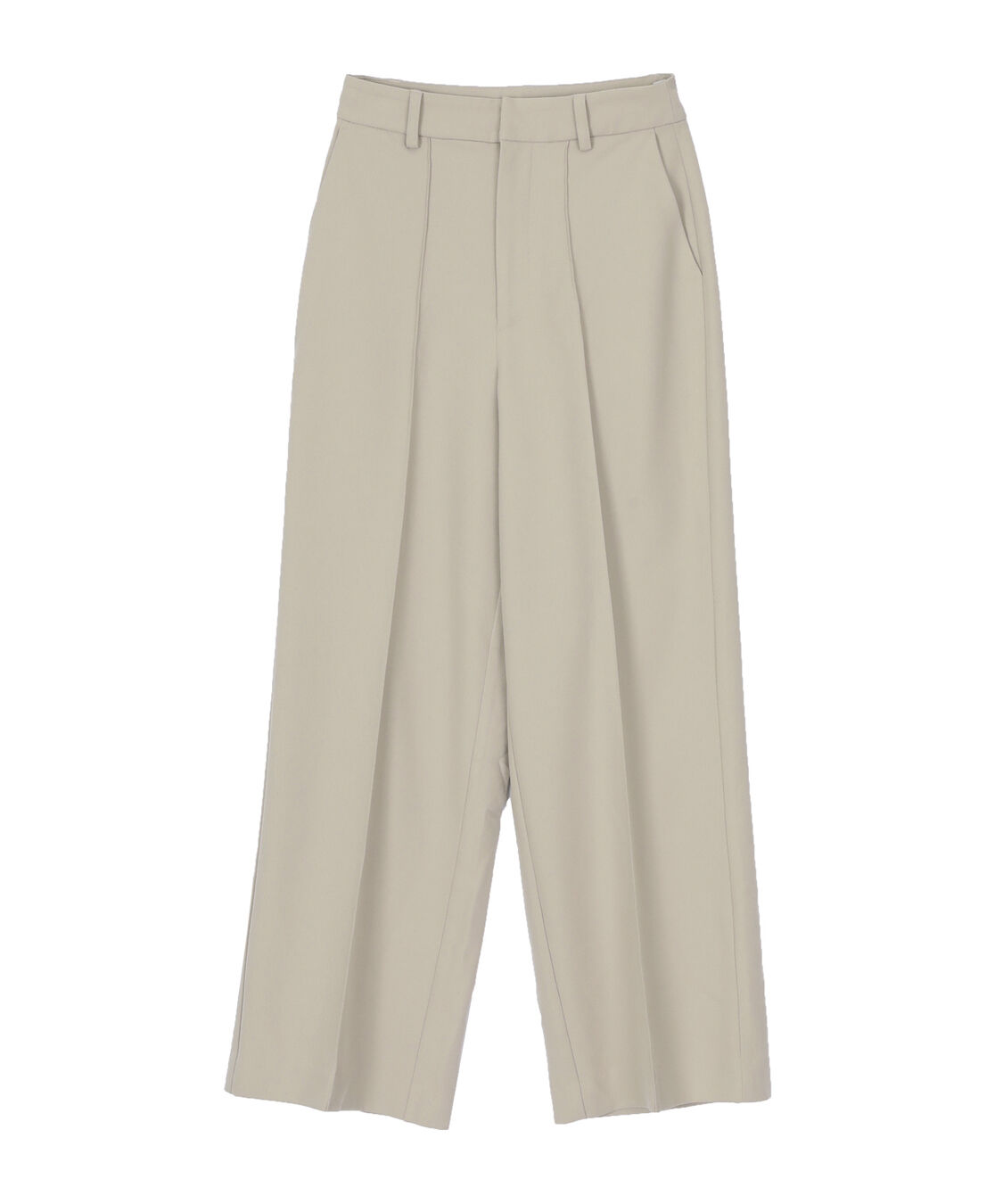 ur's「ピンタックセンタープレスワイドパンツ」|スラックス|