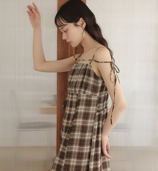  「【WEB限定リバイバル】ニットセットキャミワンピース」|ワンピース|