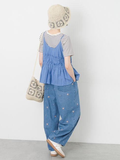 Samansa Mos2「【接触冷感】柄アソート半袖リブカットソー」|Tシャツ・カットソー|