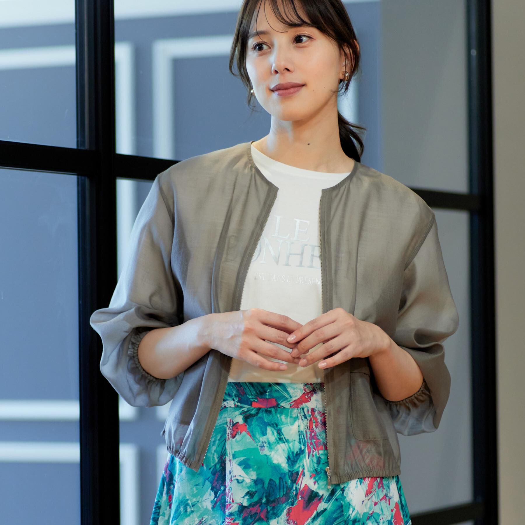 COUP DE CHANCE「【手洗い可／日本製】半袖ロゴTシャツ」|Tシャツ・カットソー|