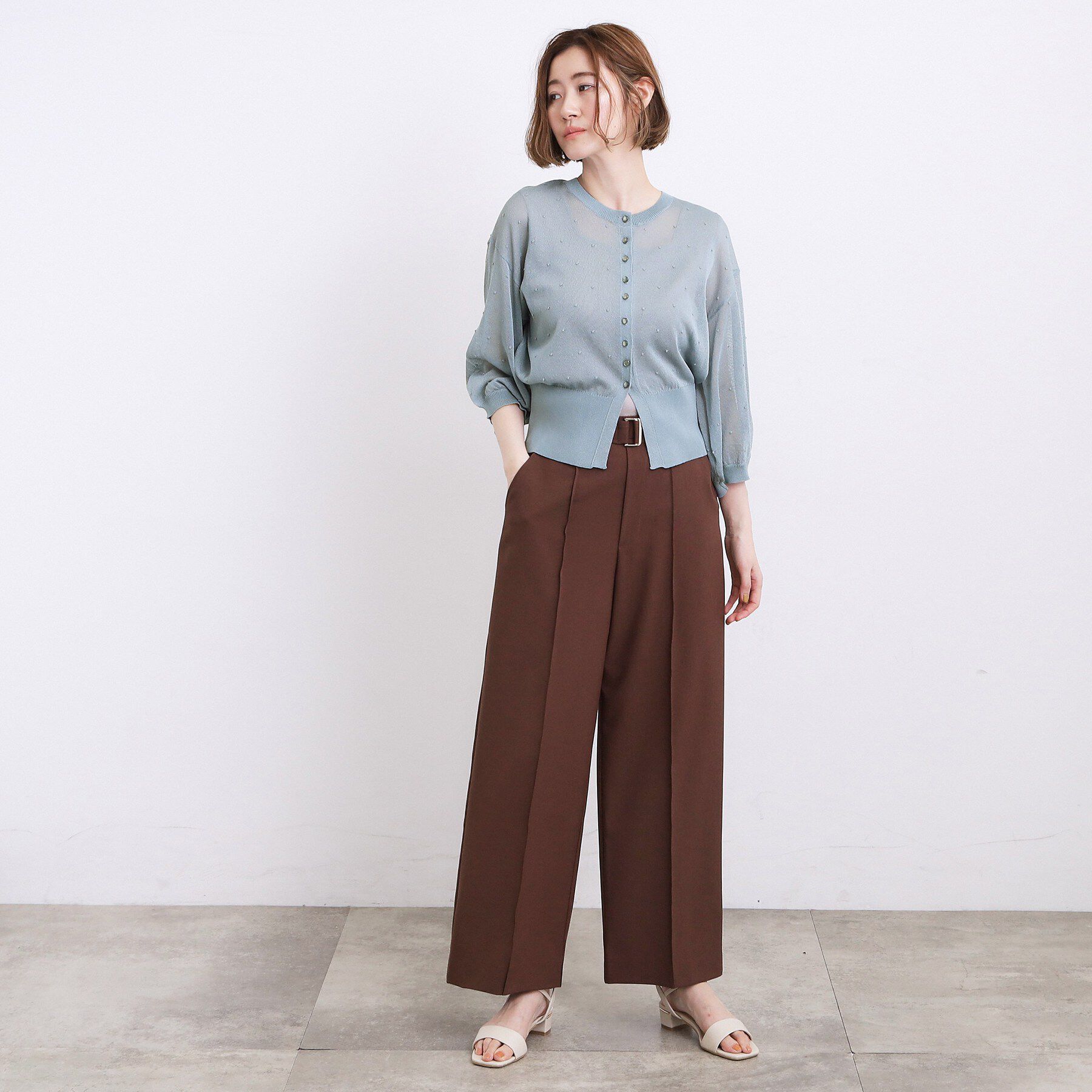 grove「シアードットカーディガン」|カーディガン|