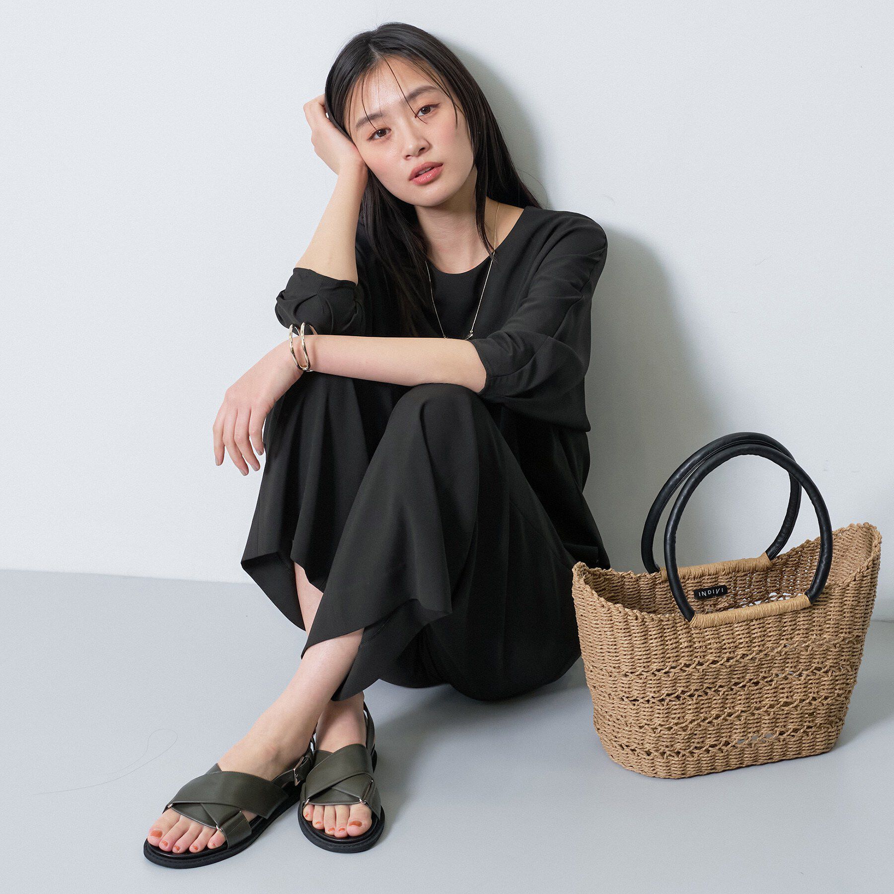 INDIVI「【接触冷感／透湿／着る日傘】ドルマントップス」|シャツ・ブラウス|