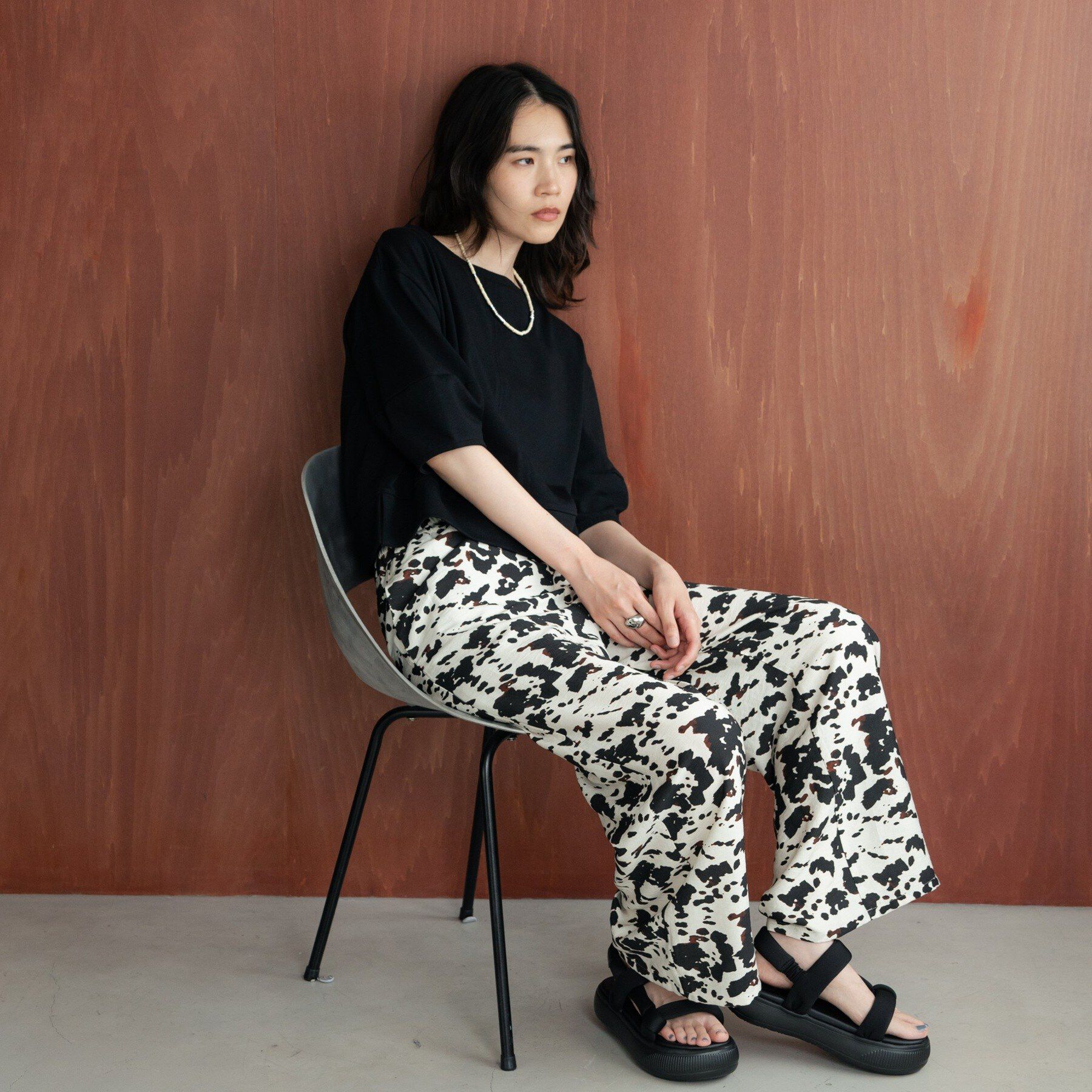 GALLEST「ハーフスリーブフォルムカットソー【再入荷／マシンウォッシュ／接触冷感】」|Tシャツ・カットソー|