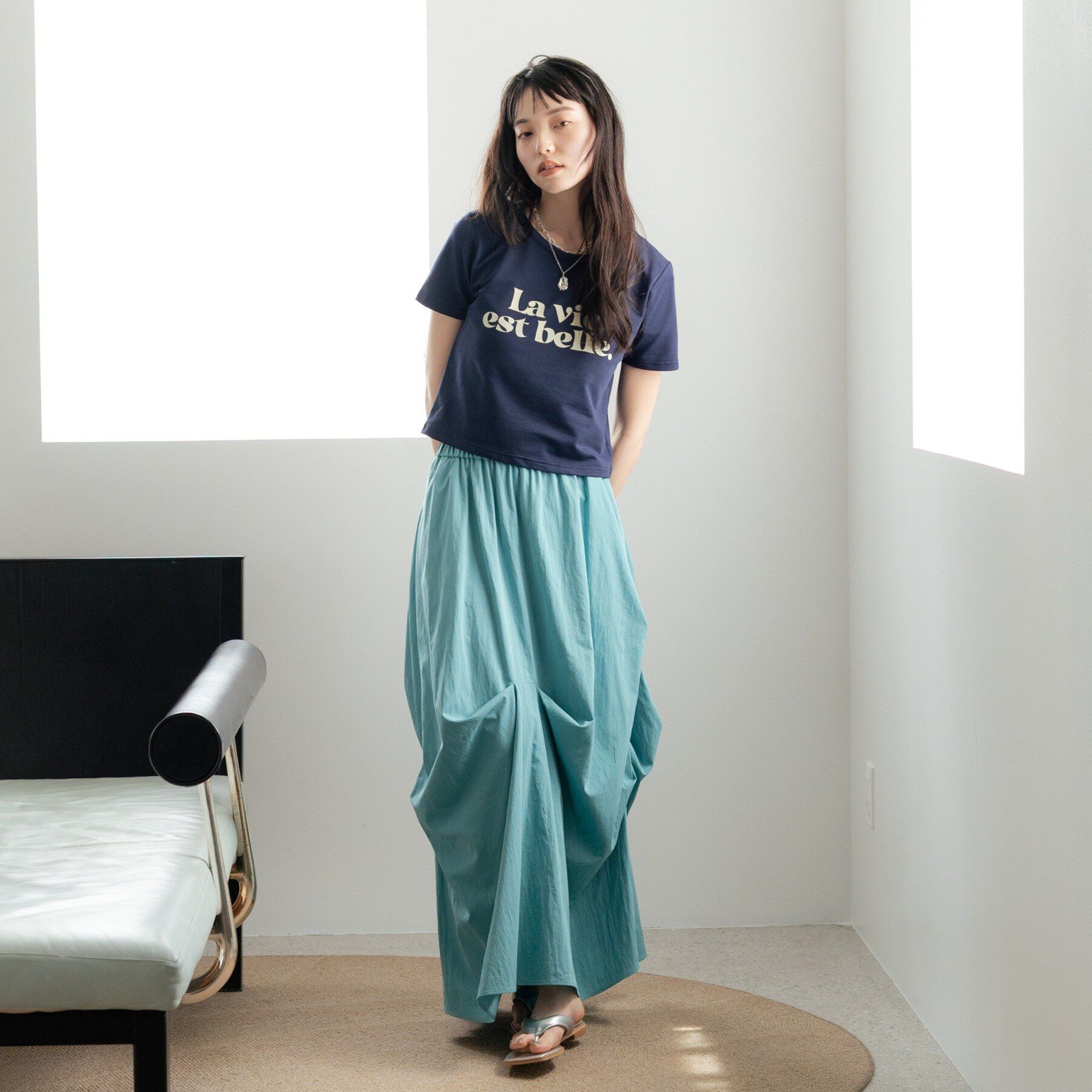 GALLEST「ランダムタックスカート【再入荷／ウォッシャブル】」|スカート|
