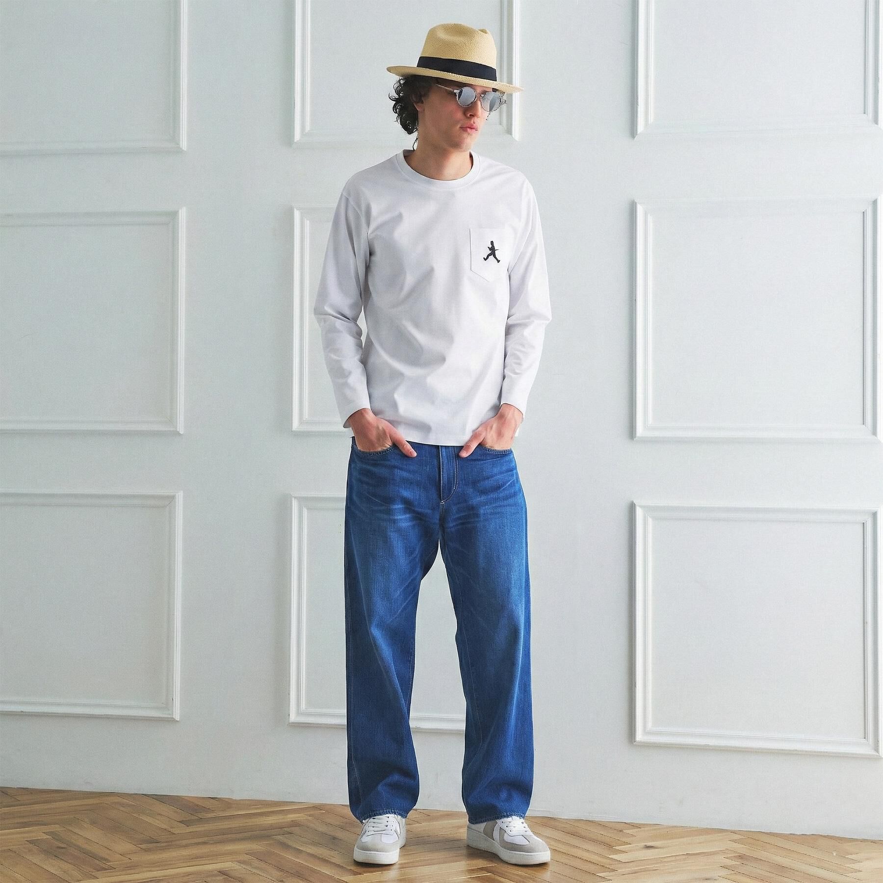 TAKEO KIKUCHI「【BOWLER HAT LABEL】クールデオドラントジャージ ボーラーハットウォーカー ポケットT」|Tシャツ・カットソー|