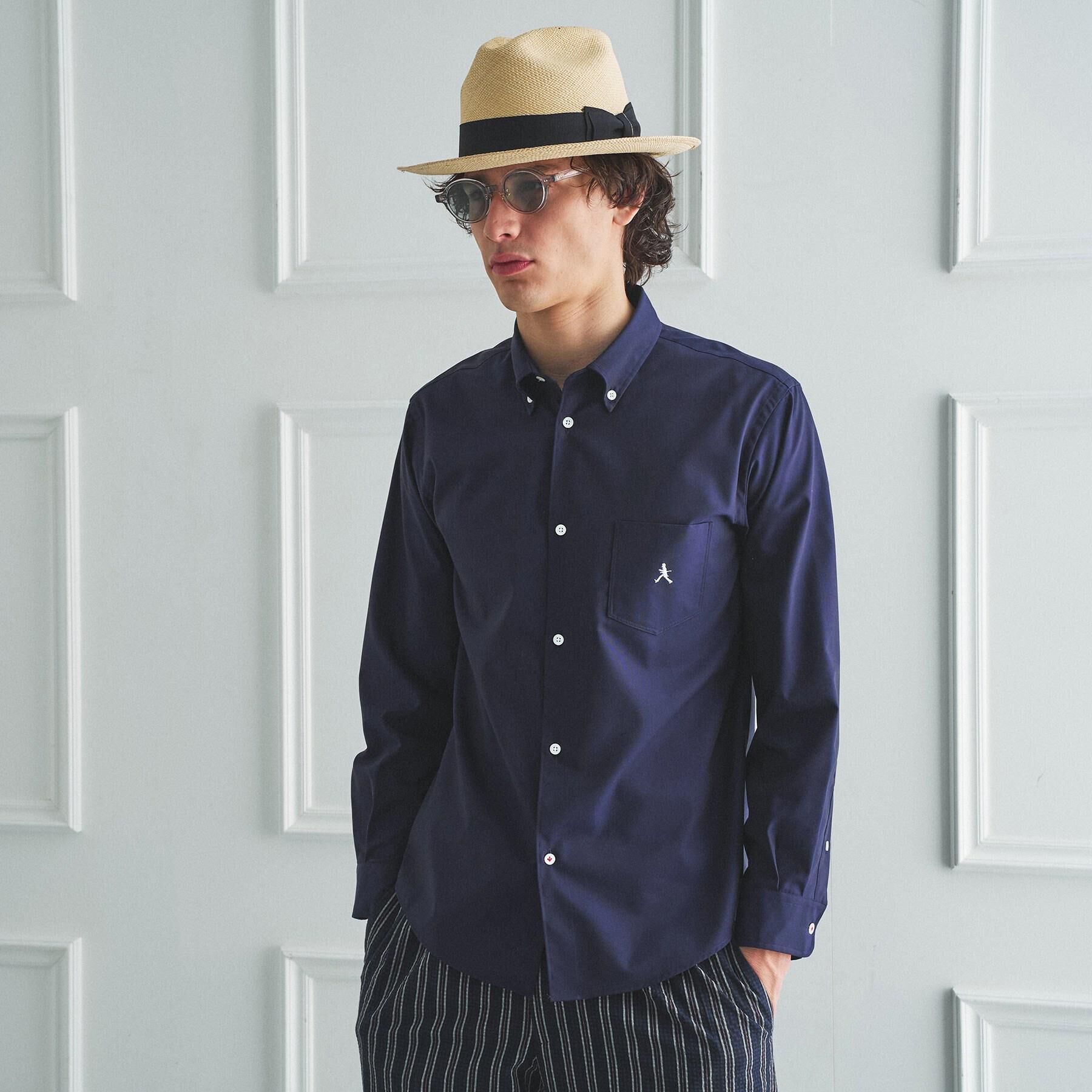 TAKEO KIKUCHI「【BOWLER HAT LABEL】ボーラーハットウォーカー刺繍 ボタンダウンシャツ」|シャツ・ブラウス|