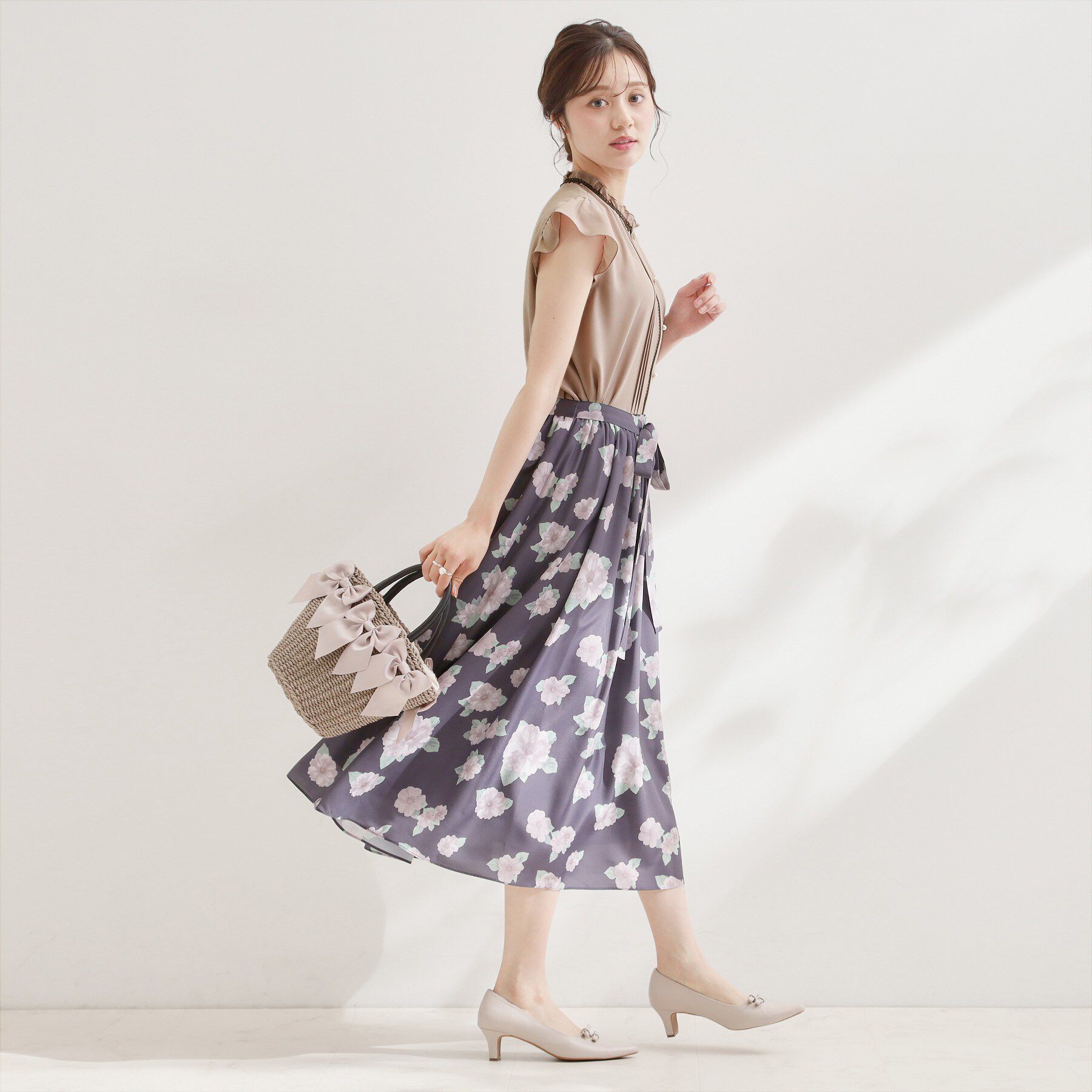 Couture broach「【洗える】ピコレース ピンタックブラウス」|シャツ・ブラウス|