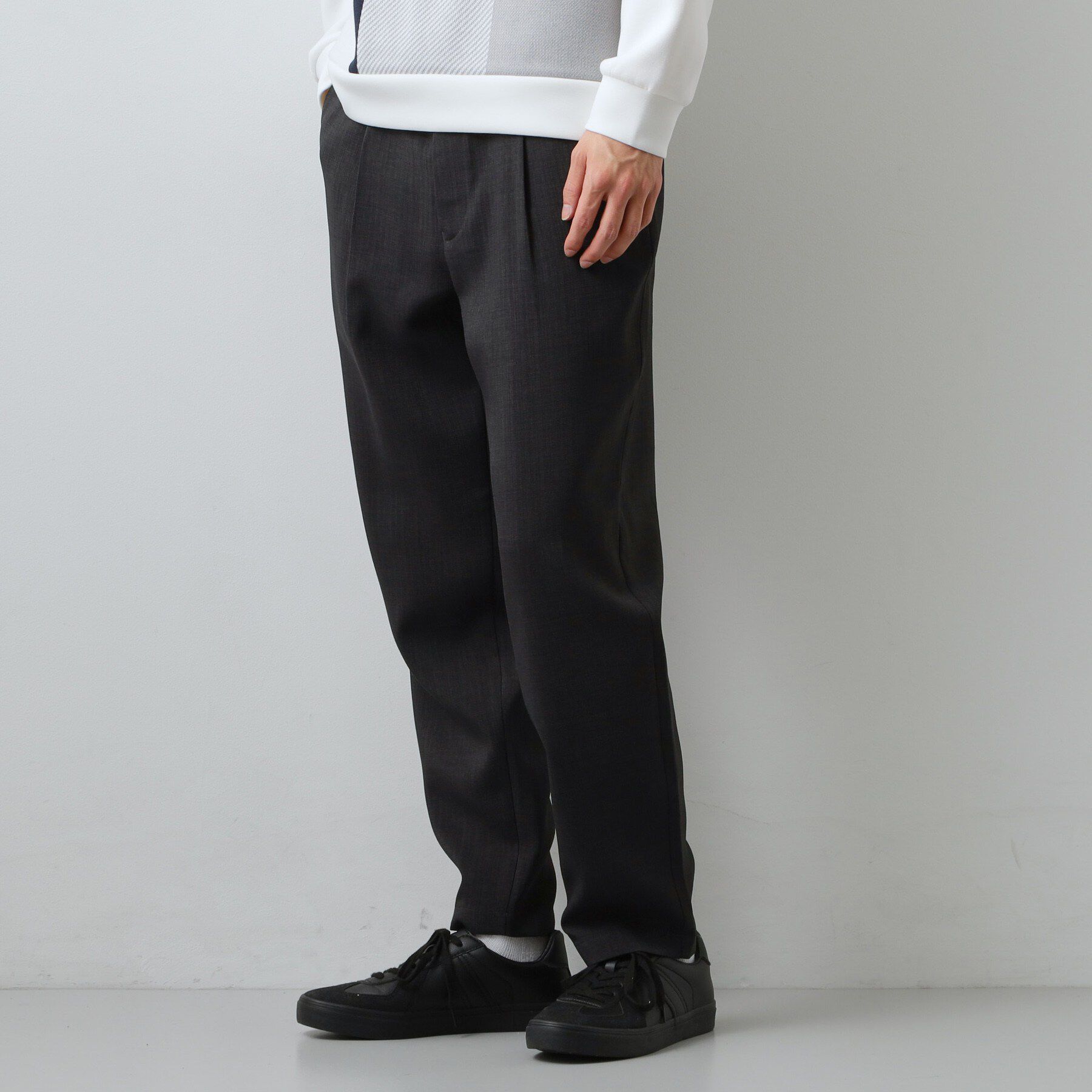 THE SHOP TK「【LINO FINE】リネンライク イージースラックス 吸水速乾/イージーケア/UVカット/洗濯機O」|その他|
