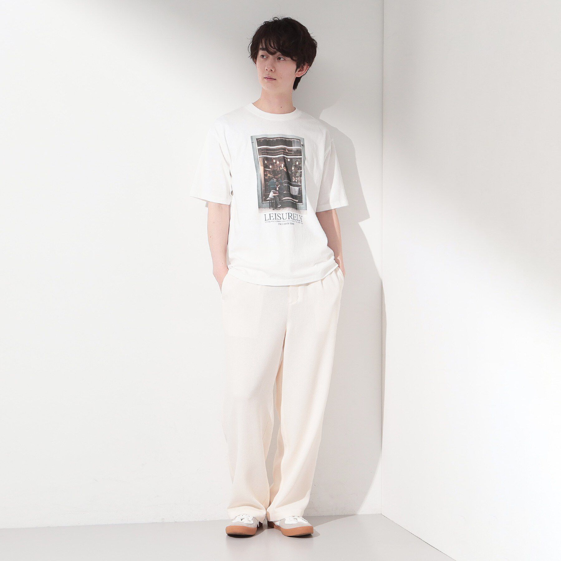 THE SHOP TK「モノクロ フォトグラフィー 半袖Tシャツ 洗濯機OK」|Tシャツ・カットソー|