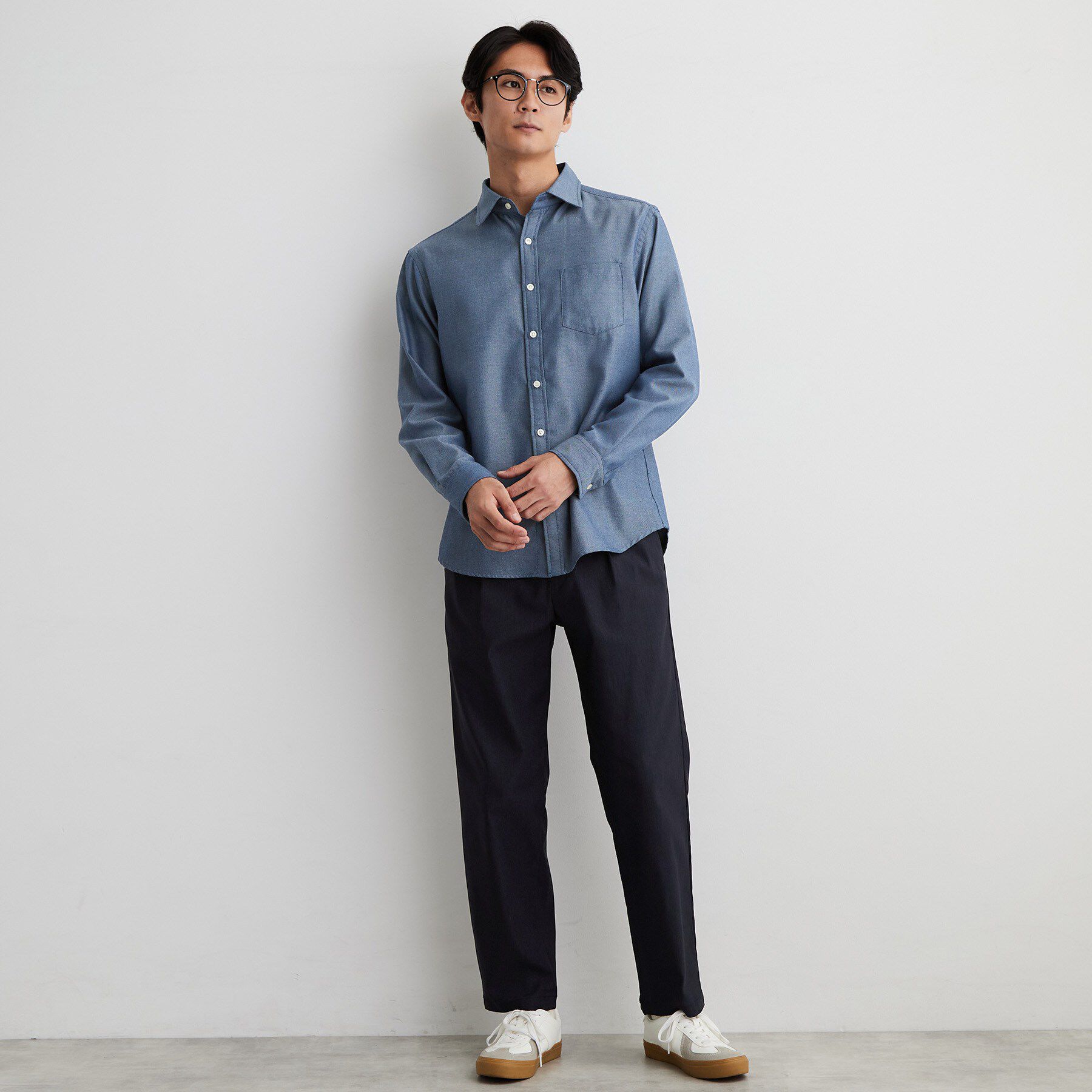 THE SHOP TK「【防シワ／洗濯機OK】アソート 長袖ネルシャツ」|シャツ・ブラウス|