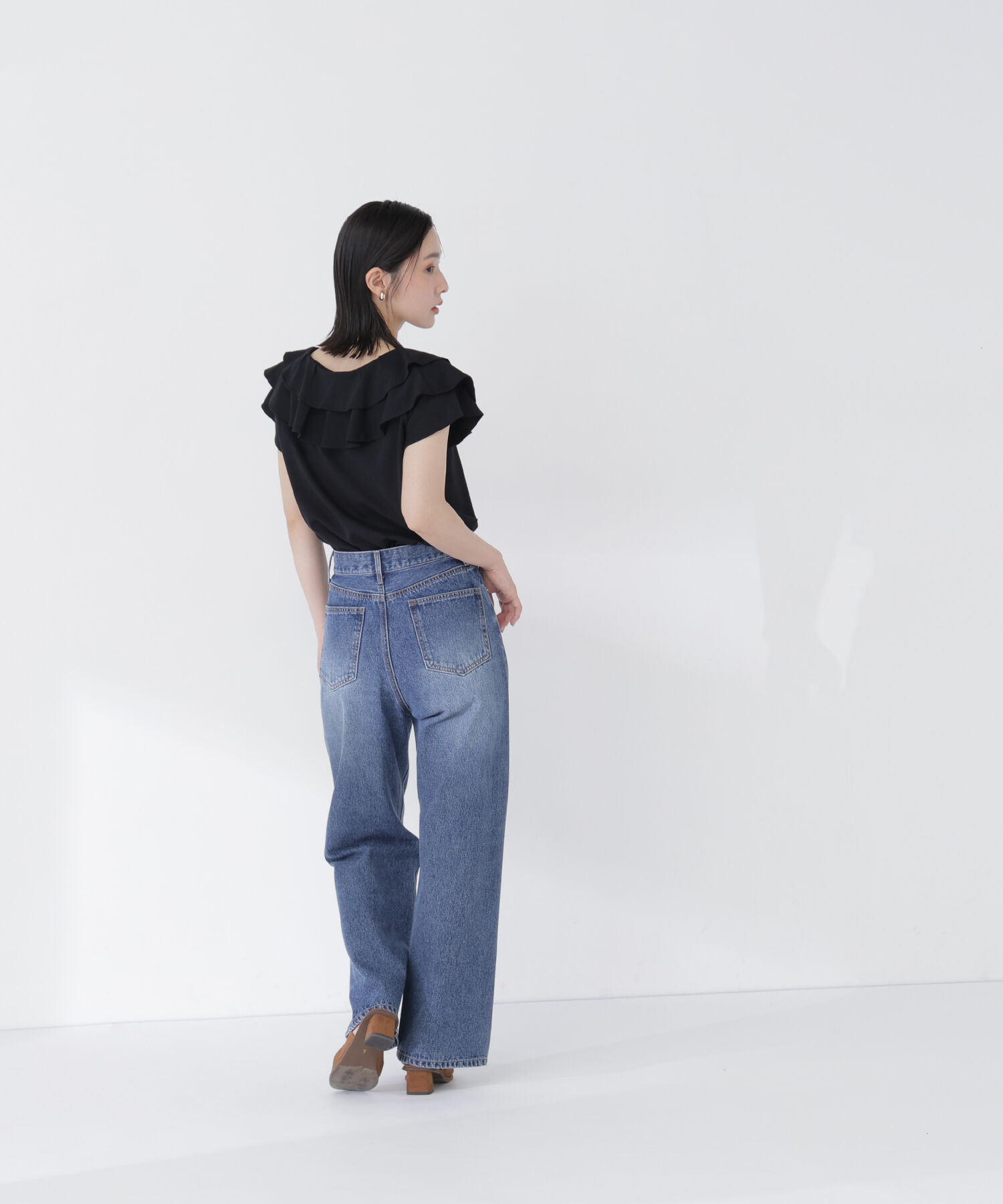  「ラッフルカットソー」|Tシャツ・カットソー|