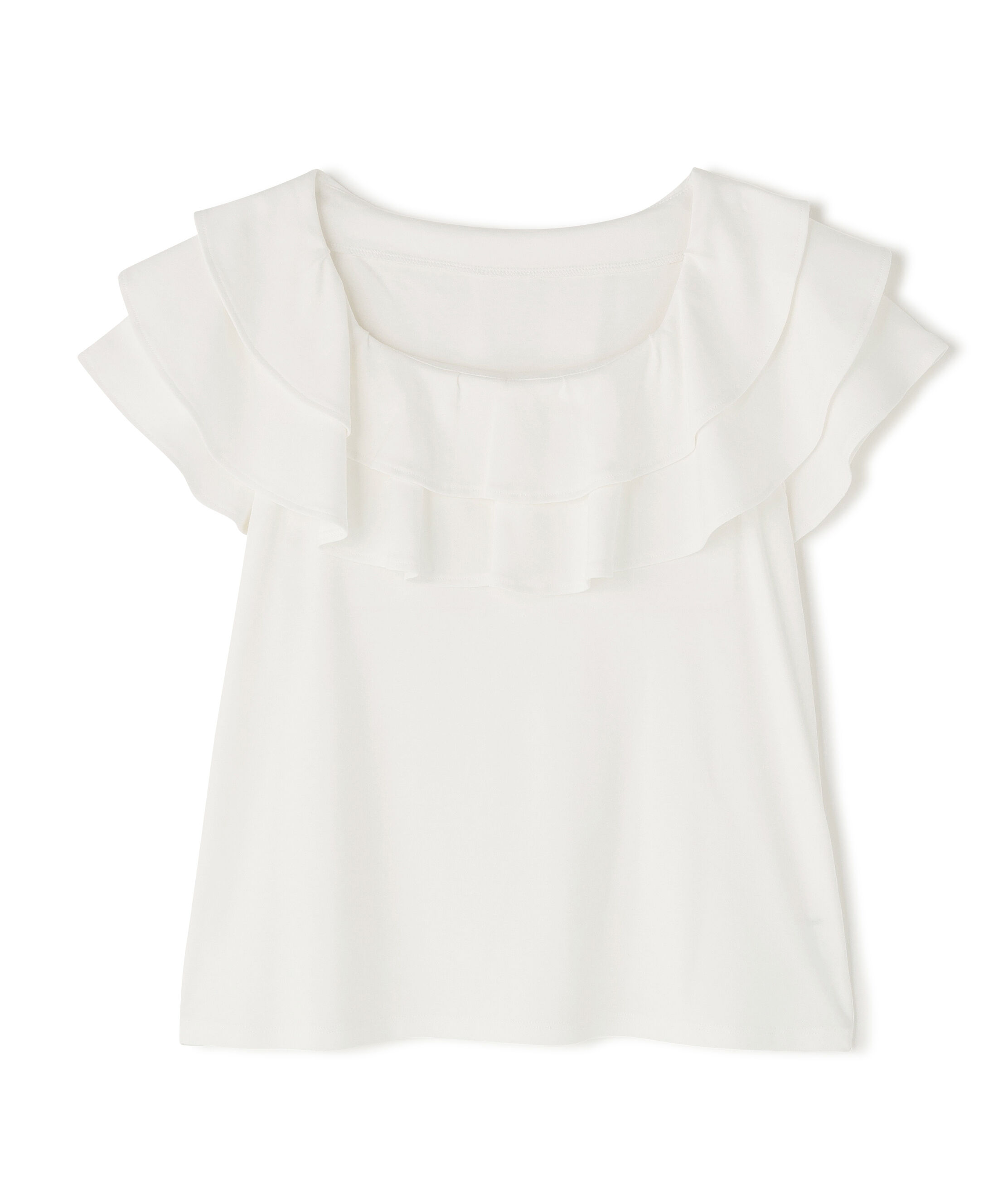  「ラッフルカットソー」|Tシャツ・カットソー|