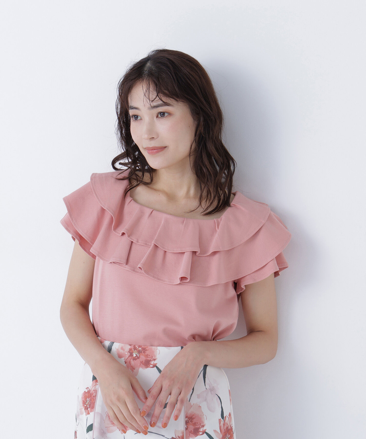  「ラッフルカットソー」|Tシャツ・カットソー|